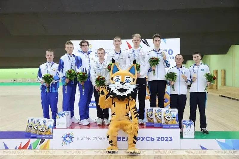 Казахстанские стрелки из пистолета стали бронзовыми призерами Игр стран СНГ