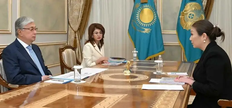 Prezıdent Bala quqyqtary jónindegi ýákil Dınara Zákıevany qabyldady