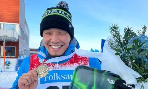 Парабиатлоншы Ербол Хамитов әлем чемпионатының қола медалін жеңіп алды