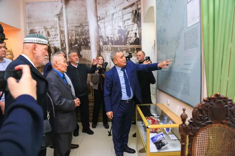 Составленную в конце 19-го века карту Костаная нашли в Санкт-Петербурге