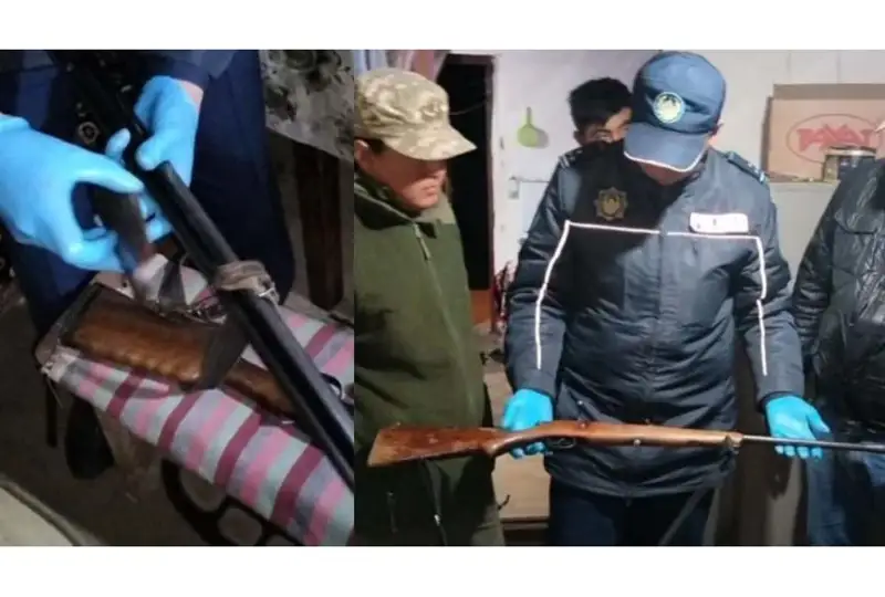 Два ружья и винтовку изъяли у жителя  Жетысуской области
