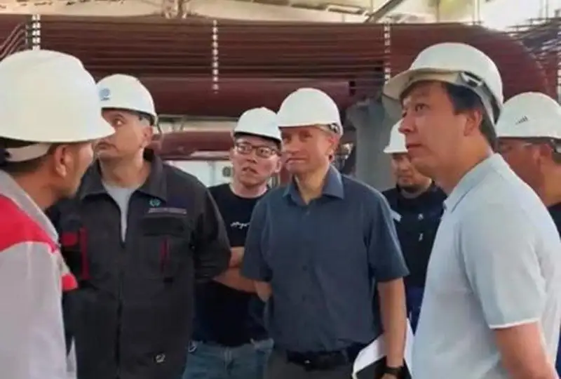 Ход строительства ТЭЦ-3 в Астане проконтролировал вице-министр энергетики РК