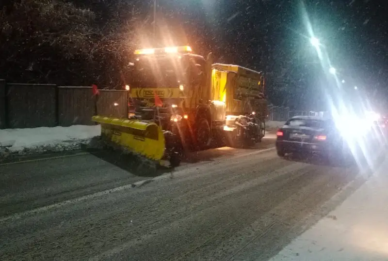 Более тысячи рабочих убирают снег в Алматы