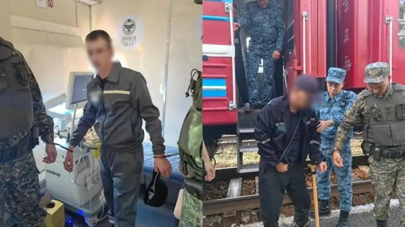 Осужденные учреждения №51 посетили медицинский поезд «Саламатты Қазақстан»