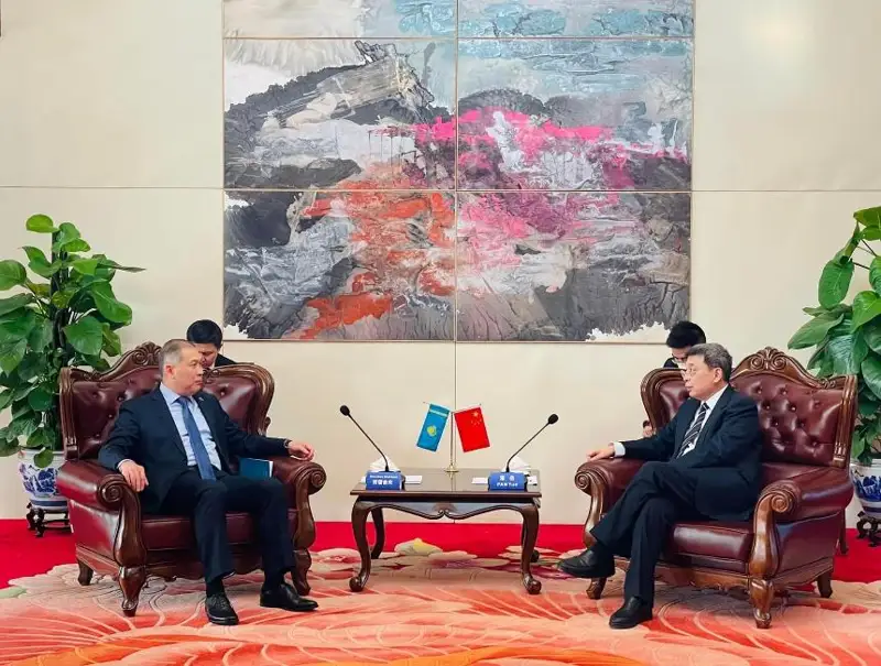 哈萨克斯坦驻华大使会见中国国家民族事务委员会主任