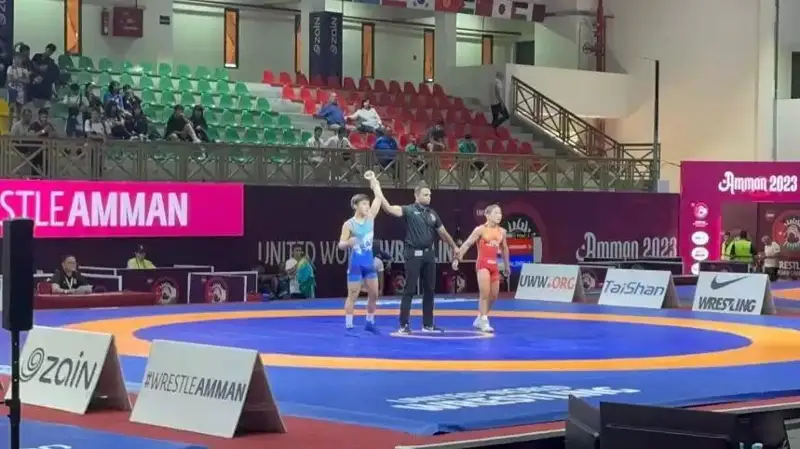 Қозоғистонлик икки нафар полвон эркин кураш бўйича Осиё чемпиони бўлди