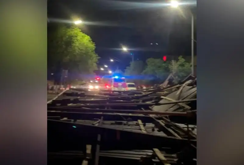 بالقاش قالاسىندا توتەنشە جاعداي جاريالانباق