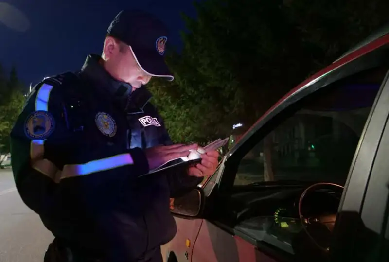 Водителя без прав и в наркотическом опьянении задержали акмолинские полицейские