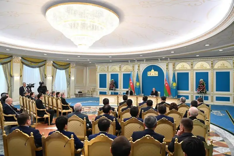 Что обсудили Президенты Казахстана и Азербайджана в узком составе