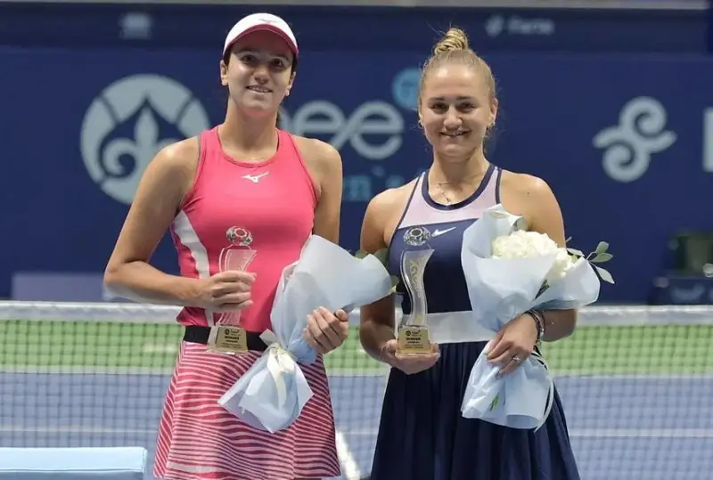 Анна Данилина победила в парном разряде на турнире в Астане