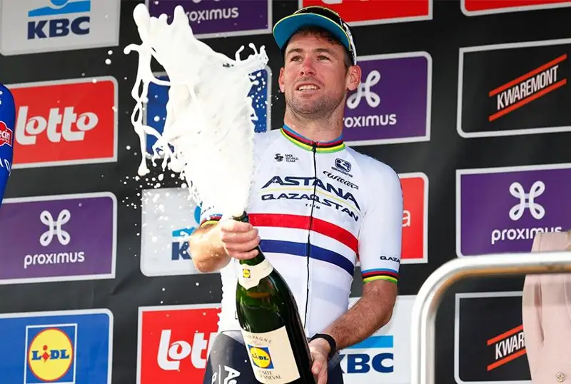 Гонщик «Астаны» Марк Кавендиш стал третьим на гонке «Шелдепрайс»