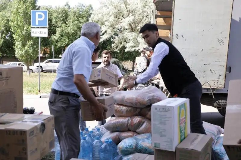 Гуманитарную помощь отправили из Астаны в область Абай