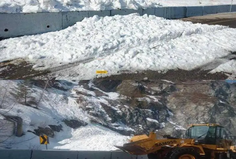 Kishi Almaty ózeni basseıninde qar kóshkini júrdi