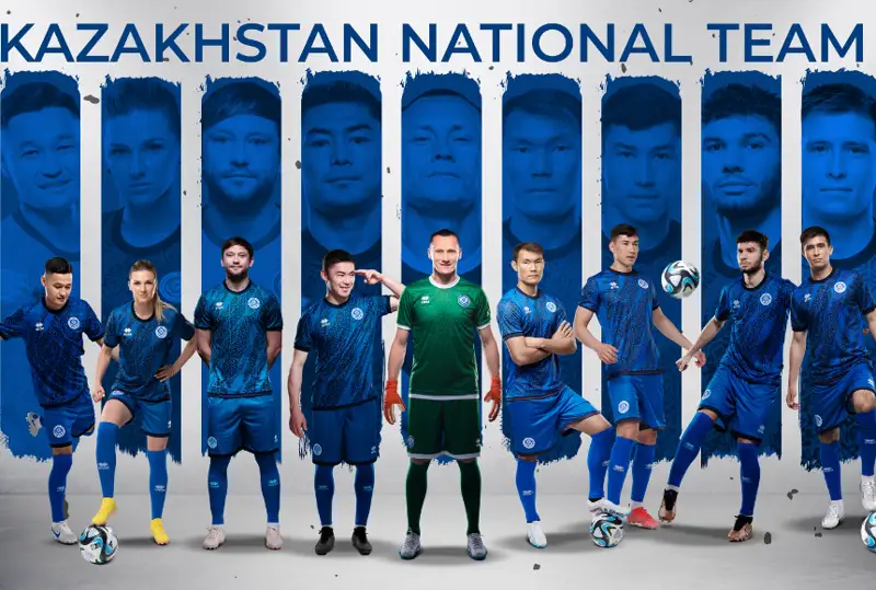 Форма с национальным дизайном появилась у сборной Казахстана по футболу