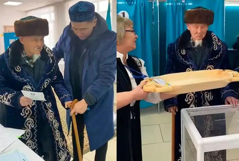 Qosshyda soǵys ardageri saılaýshylarǵa bata berdi