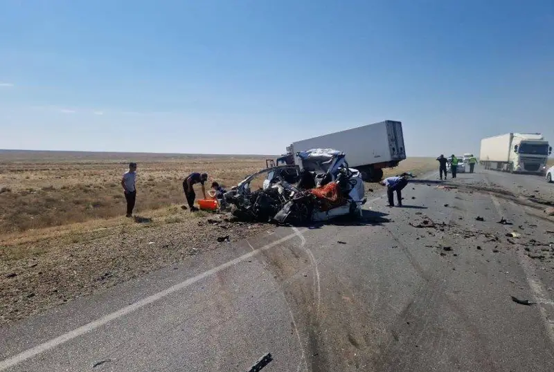Четыре человека погибли в ДТП в Актюбинской области