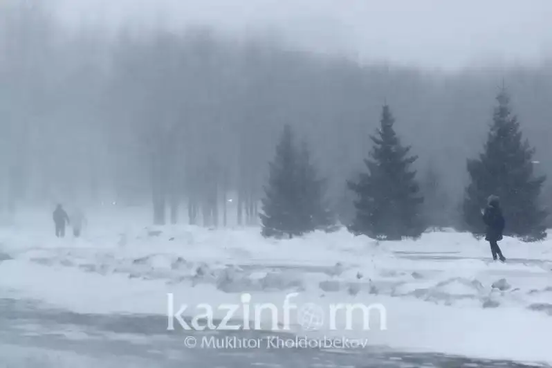 17 февраль куни Қозоғистонда қор ёғиши кутилмоқда