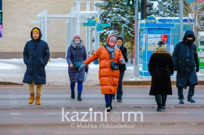 Погоду без осадков прогнозируют 27 января в Казахстане
