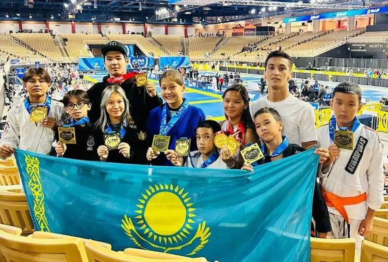 Қозоғистонликлар жиу-житсу бўйича АҚШда ўтказилган халқаро турнирда ғолиб бўлишди