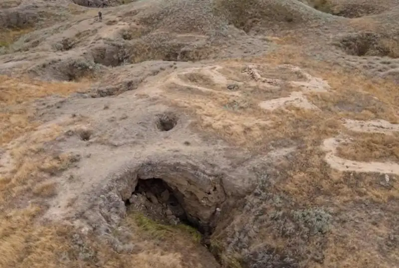 Древние карстовые пещеры в Атырауской области