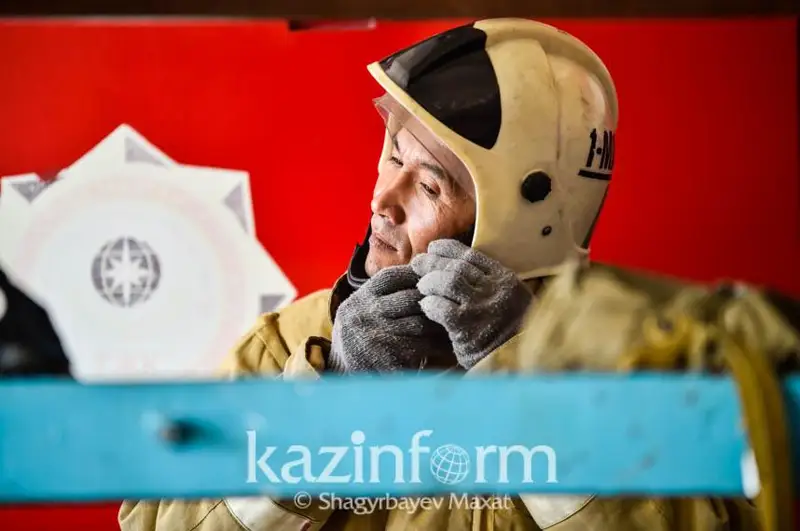 Пожар в природном резервате на побережье Каспия выявили в Атырауской области