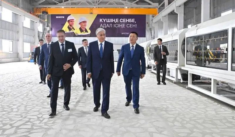 Глава государства посетил предприятие «ZENITH» в Павлодаре