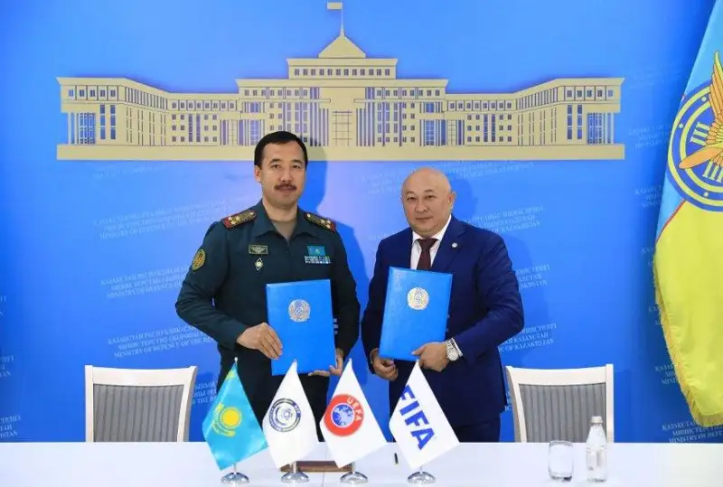 Минобороны будет сотрудничать с Казахстанской федерацией футбола