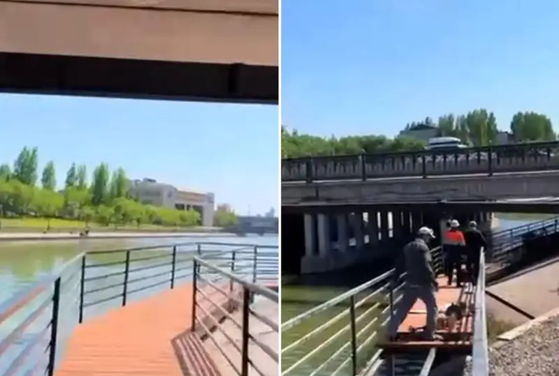 Astanada kólik kópirleriniń astymen ótetin jaıaý júrginshiler kópirleri salynýda