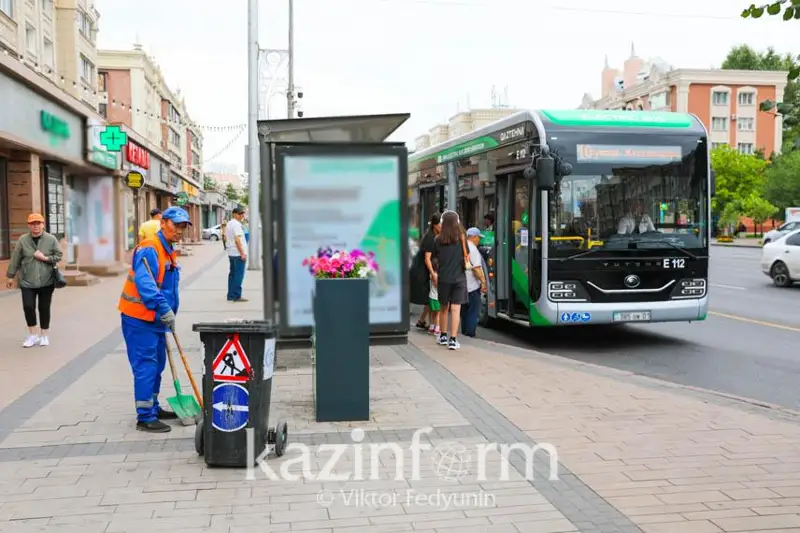 125 автобусов пополнили автопарк Астаны
