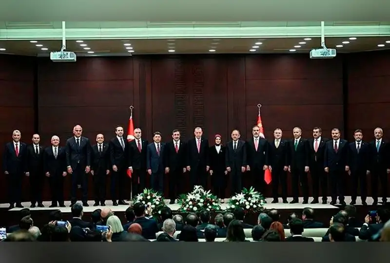 Реджеп Тайип Эрдоган представил новый состав кабинета министров