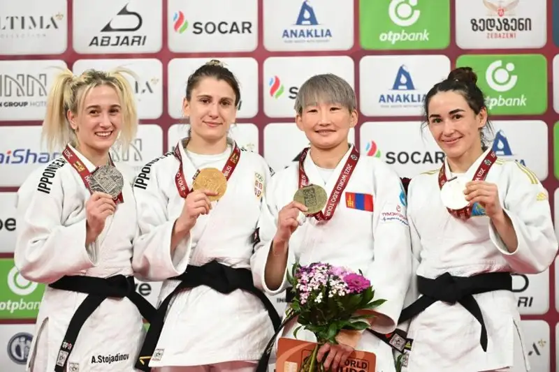 Әбиба Әбужақынова мен Мағжан Шамшадин Grand Slam турнирінің қола жүлдегері атанды