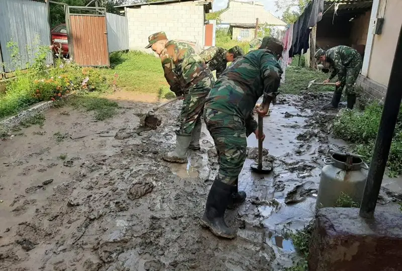 Eskeldi aýdanyndaǵy sý tasqynyna baılanysty jedel jeli iske qosyldy