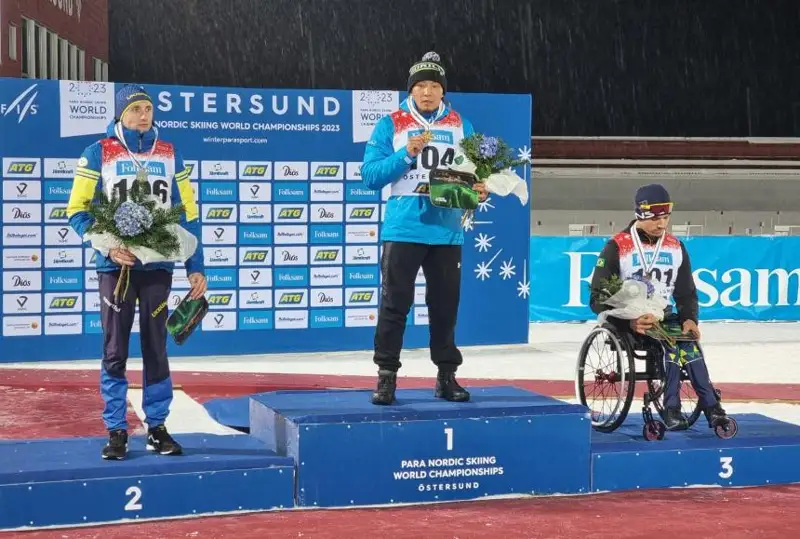 Ербол Хамитов стал чемпионом мира по паралыжным гонкам