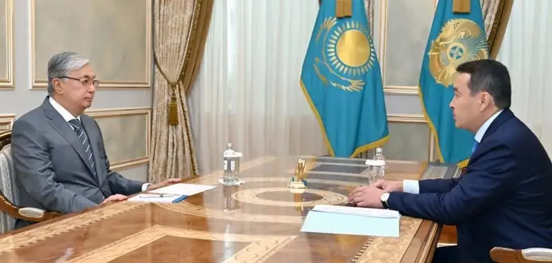 ҚР Президенти Ҳукумат раҳбари Алихан Смаиловни қабул қилди