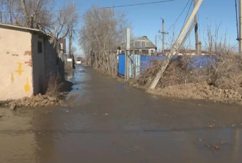 Көкшетауда бірнеше көшені су басты