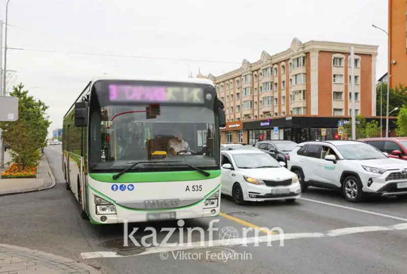Astanada keıbir avtobýstardyń qozǵalys syzbasy ýaqytsha ózgerdi