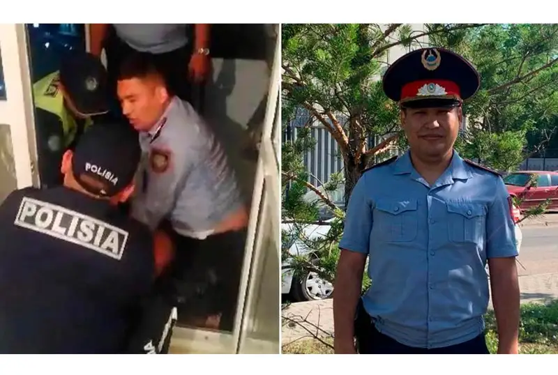 Прыжок мужчины с восьмого этажа предотвратил полицейский в Астане