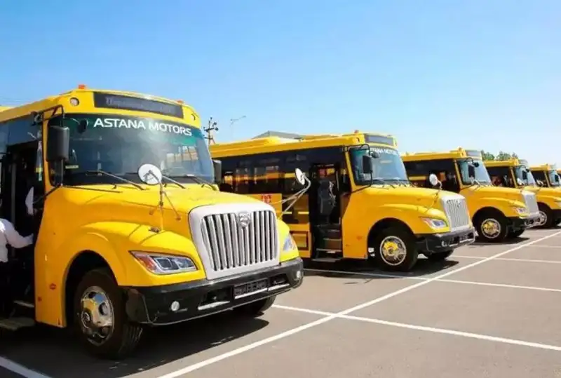 Қозоғистонда қишлоқ мактабларига 415 та автобус берилди