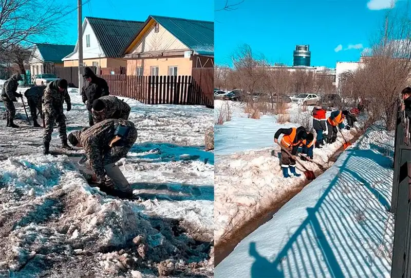 Аким Актобе назвал причины затоплений улиц во время паводка