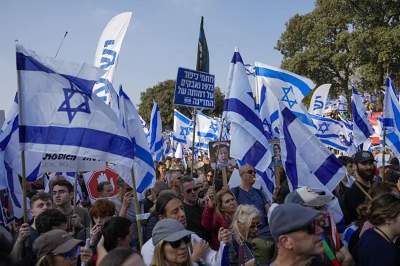 Массовые выступления в Израиле против судебной реформы