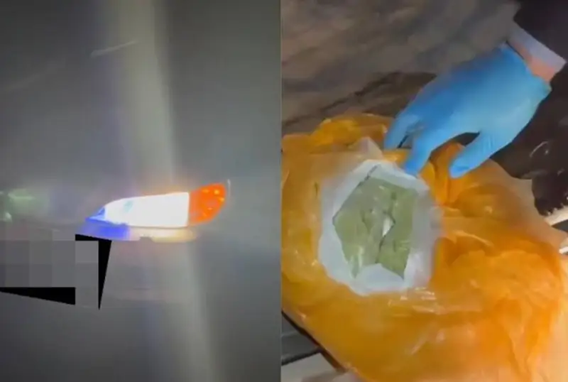 Почти 5 кг марихуаны обнаружили у пассажира такси жамбылские полицейские