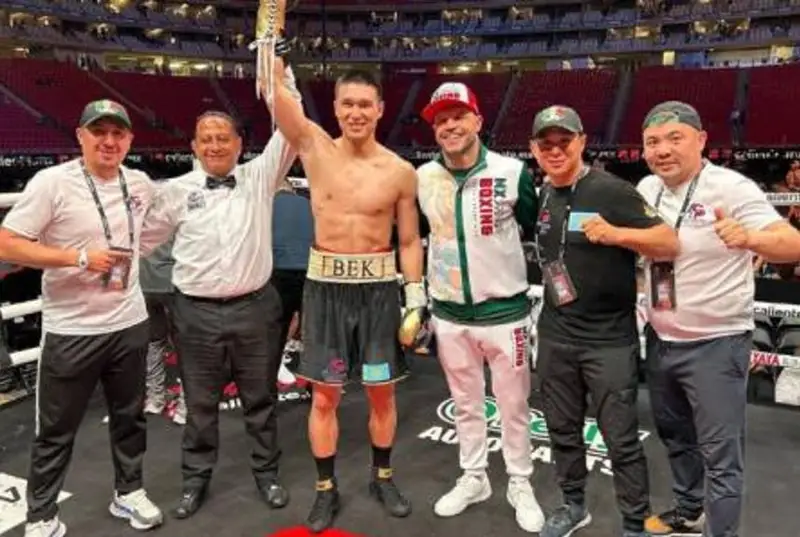 Бек Нурмаганбет нокаутировал венесуэльца во втором раунде в Мексике