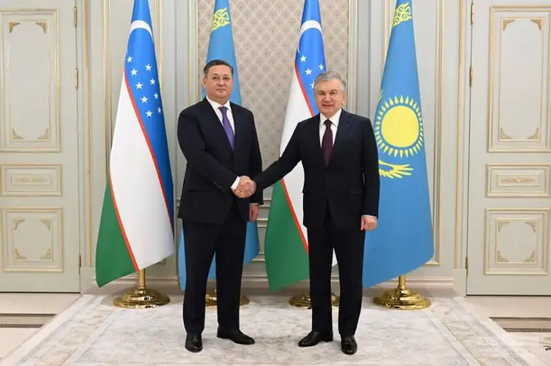 Murat Nurtileýdi Ózbekstan prezıdenti Shavkat Mırzıeev qabyldady