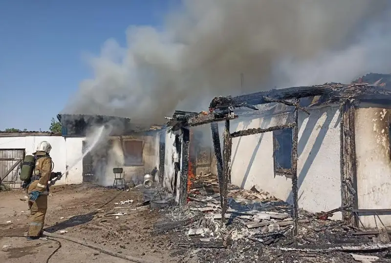 Один ребенок погиб, второй получил ожоги при пожаре в Павлодарской области