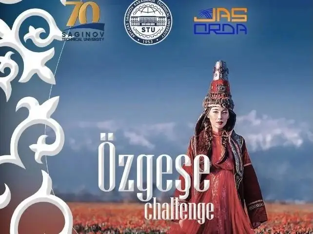 Карагандинские студентки пришли на занятия в национальной одежде и украшениях