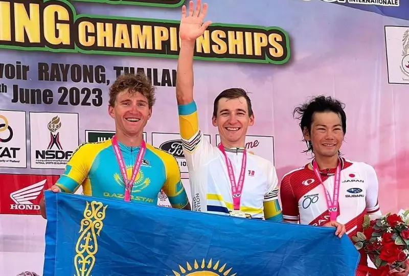 Қозоғистон шоссе велоспорти бўйича Осиё чемпионатида ғолиб чиқди