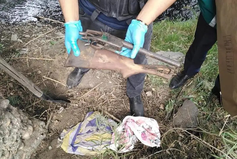 Схрон с оружием обнаружили в Усть-Каменогорске