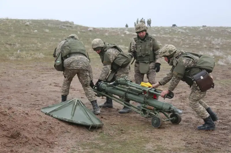 Боевое слаживание подразделений РгК «Юг» проходит на военных полигонах Жамбылской области