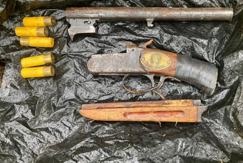 Обрез обнаружили в лесу акмолинские полицейские