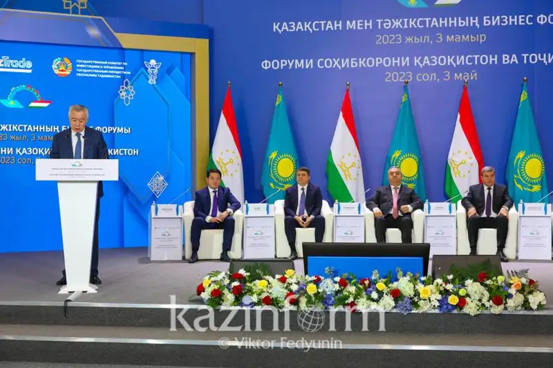 Экспорт из Казахстана в Таджикистан за первый квартал 2023 года вырос на 21,74%
